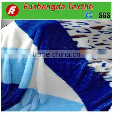 2016 New Design 100% Polyester Animal Printed pv Plush Fabric photo-2