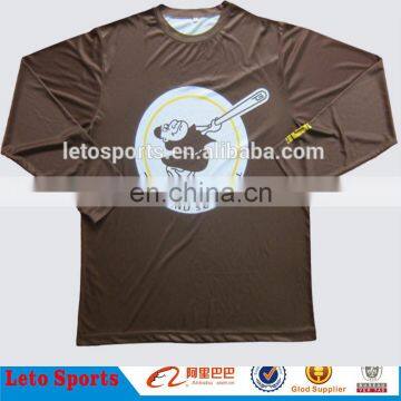 arm Men sublimation Printing T-shirt Custom Logo Design long sleeve wear