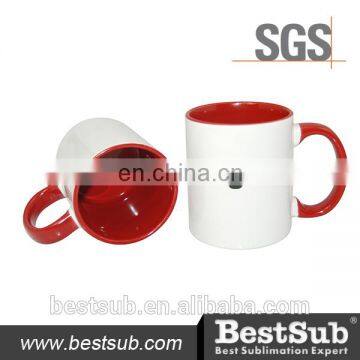 JS Coatings Sublimation Mugs 11oz Inner Rim Color Mug B11TAA photo-2