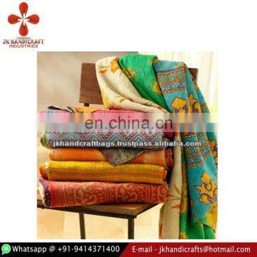 Wholesale Twin Size Indian Vintage Kantha Quilt