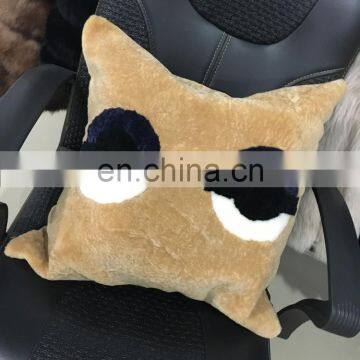 Factory Directly Wholesale Price Sheep Fur Pillow Cover /fur Pilow Case photo-3