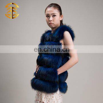 Top High Quality Long Style Fashion Women Raccoon Fur Vest photo-3