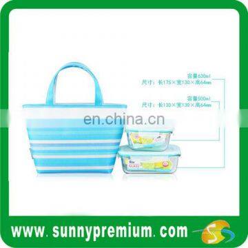 polyester handle insulated lunch cooler bag