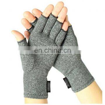 Maxsharer Fingerless Copper Gloves Medical Support Gloves Compression Hands Arthritis Gloves