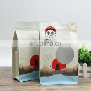 Cookie packaging Strong Sealing Side Flat Bottom Custom Printing Wholesale snacks Packaging Bag