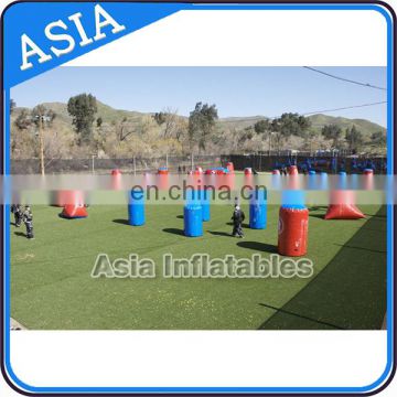 Hot Sale Inflatable Air Bunker / Mobile Laser Tag For Piantball Arena