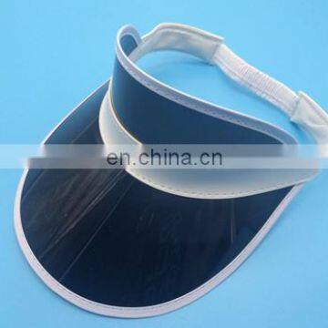 2018 Summer promotional visor cap in plastic or pvc material