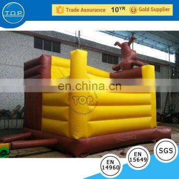 TOP INFLATABLES Multifunctional Baby Chair Princess Bouncer Castle Water Slide Material photo-4