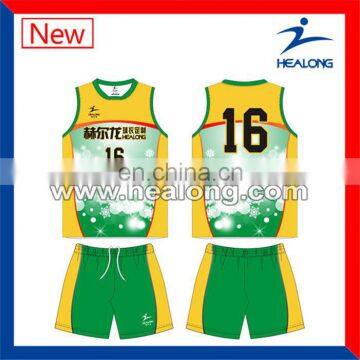 Healong Make Custom Rain Proof Volleyball Uniforms For Women