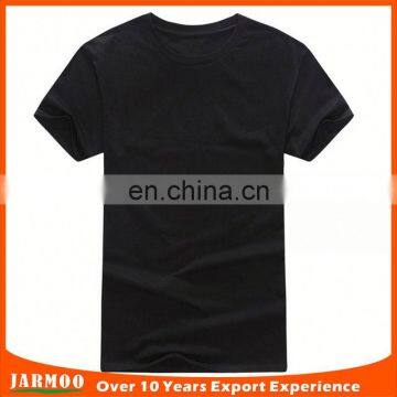 wholesale all size Comfortable black plain cotton t-shirt for men