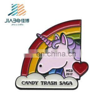 Wholesale custom enamel logo cute animal metal badge from China supplier