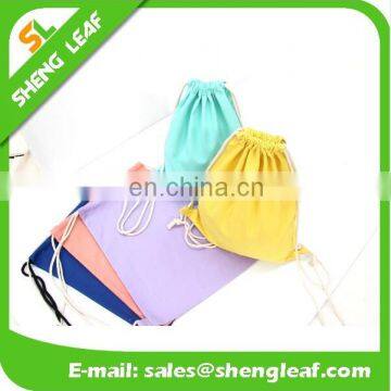 Custom Different Size Cheap Drawstring Canvas Bag photo-2