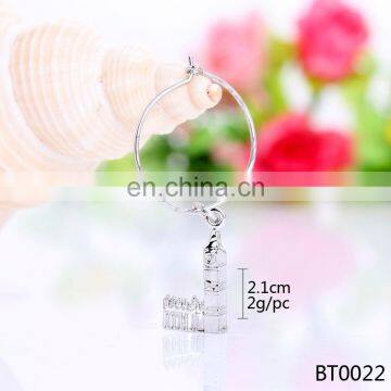 Bulk Engraved Wine Glass Charms Wedding Lead & Nickel Free Glass Wine Charm photo-2
