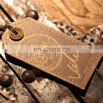 Custom Private Brand Name Logo Woven Label Tag and Printed Paper Hang Label Tag for Clothing photo-6