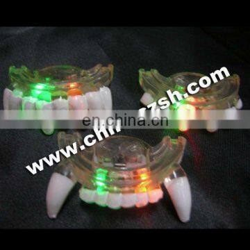 High quality Low bulk price Halloween LED glowing mouthpiece shenzhen factory & environmental material