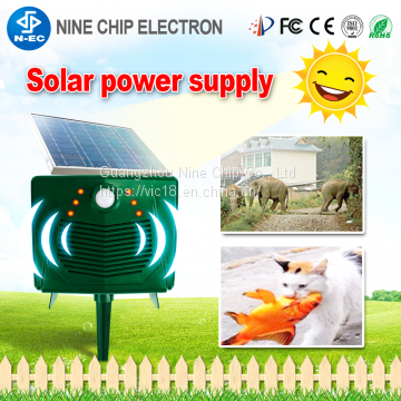 Solar Ultrasonic Bird Repeller Monkey Repeller Cat Dog Chaser for Garden photo-4