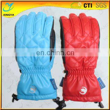 2016 Custom Logo Band Ski Glove Warm Keeping Ski Glove