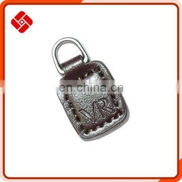 Wholesale customized reversible pu leather zipper slider