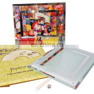 Sublimation Glass Photo Frame With Double Mirror Side Around New Design Glass Photo Frame photo-6
