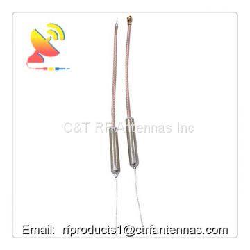 Custom antenna Indoor WiFi tube 2.4Ghz antenna w/u.fl connector one end and opening another end rf antenna