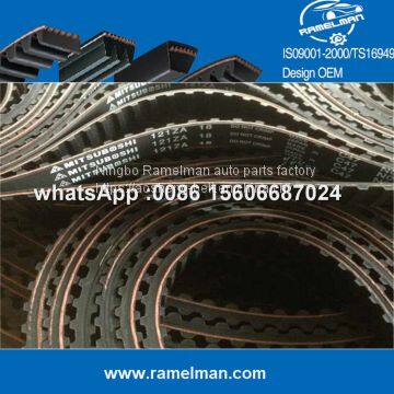 factory hot sale OEM 96352965/A337YU100/T289/T981/107YU25/MD325854 rubber timing belt for DAEWOO/MITSUBISHI auto belt