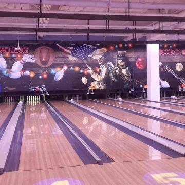 Bowling Lanes Foul Line Panel Wood