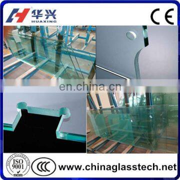 factory supply cut to size toughened glass shower screens 10mm