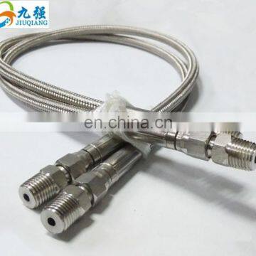 Steel Wire Braided Flexible Metal Tube PTFE Steam Hose photo-3