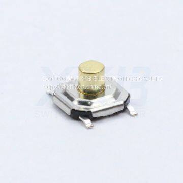 4*4*1.7 patch 160gf copper head waterproof tact switch