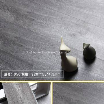 SPC floor vinyl flooring sheet tiles slotted click lock 3.2mm thickness 0.1mm wear layer