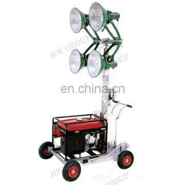 Hot selling construction light tower generator,mobile light tower