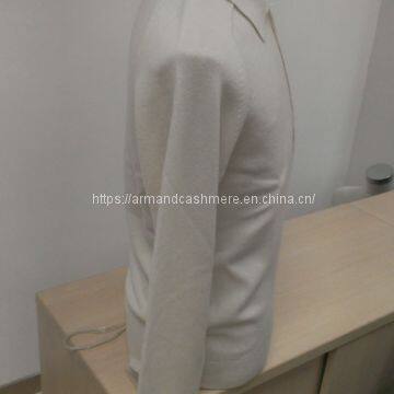 Men's Polo Neck 100% Cashmere Pullover Sweater (1514P) photo-3