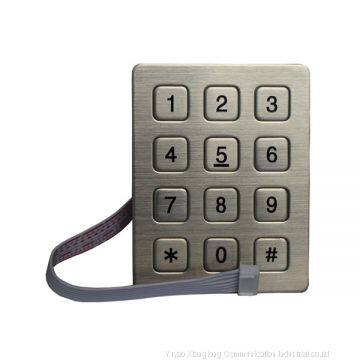 good sell metal waterproof keypad for access control