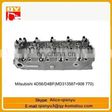 excavator engine parts Mitsubishi 4D56 D4BF(MD313587=908770) cylinder head