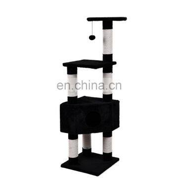 BSCI Pet Factory Wholesale New Cat Tree House,Cat Scratching Tree,Climbing Wooden Cat Furniture