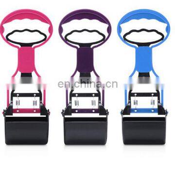 Dog Poop Picking Scoop Long Handle Clip ABS Pet Litter Cleaning Pooper Scooper photo-3