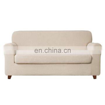 Chinese manufacture high quality plain plush latest design stretch sofa cover