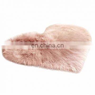 Оптовая продажа меховых ковров с мягкими цветами, поддельные коврики photo-3