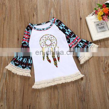 Stylish Children Summer Casual Wear Dress Boutique Cotton Kids Dresses
