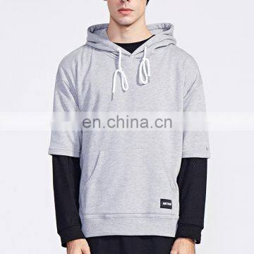 wholesale grey print mens hoodies/ custom hoodies