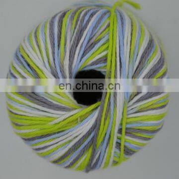 TW-7066knitting Yarn 100% Cotton Colorful Cotton Yarn for Knitting and Crochet photo-3