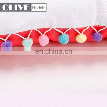 Pineapple Digital Print Pillows Decorative Cushion Covers Pillowcases With Pompom photo-3