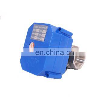 2-way Motorized Ball Valve Electric Actuator 1" BSP/NPT DC/AC12V DC/AC24V for Irrigation Equipment,drinking Water Equipment photo-3