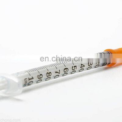 High Quality and Best Price CE ISO OEM 0.3ml 0.5ml 1ml Plastic Insulin Syringe Needle and Syringe Sizes photo-3