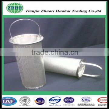 high strength basket strainer filtering water cartridge