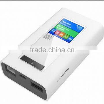 Global Network TDD/FDD 4g LTE Router with sim card and 5200mAh power bank