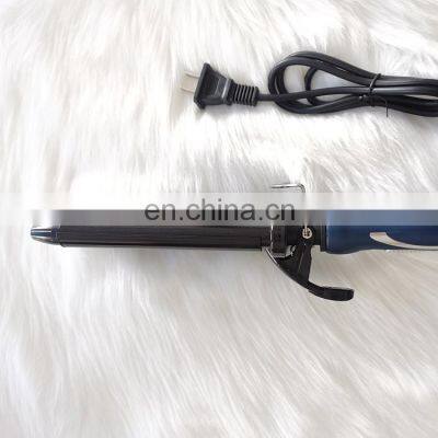 RIWA Home and Salon Use Three Barrels Ceramic Hair Curler Electrical 3 Barrel Wave Wand Curling Iron Pink photo-2