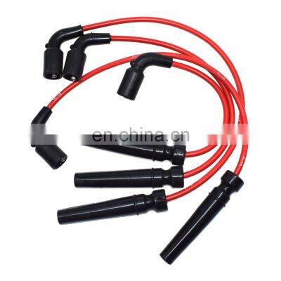 New Spark Plug Ignition Wire Set For Chevrolet Aveo Pontiac Wave Suzuki Swift