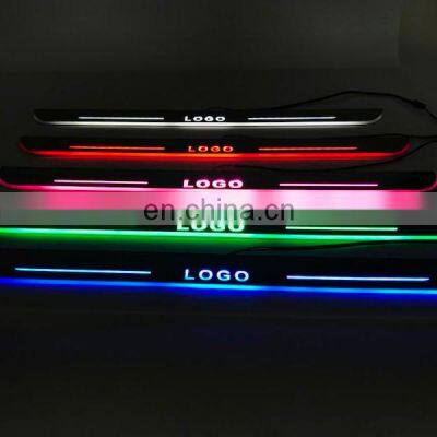 Led Door Sill Plate Strip Welcome Light Pathway Accessories for hyundai accent dynamic sequential style