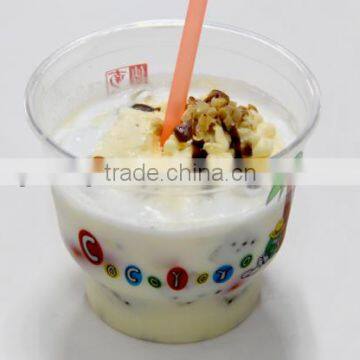 6oz clear disposable ice cream cup.clear plastic cup.disposable plastic cup.shaved ice cup.China wholesale ice cream cup